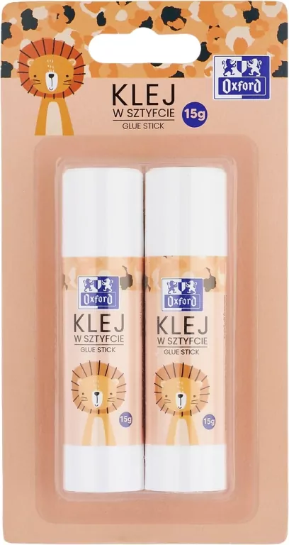 Klej w sztyfcie Oxford Kids 15g 2 sztuki blister - tantis.pl