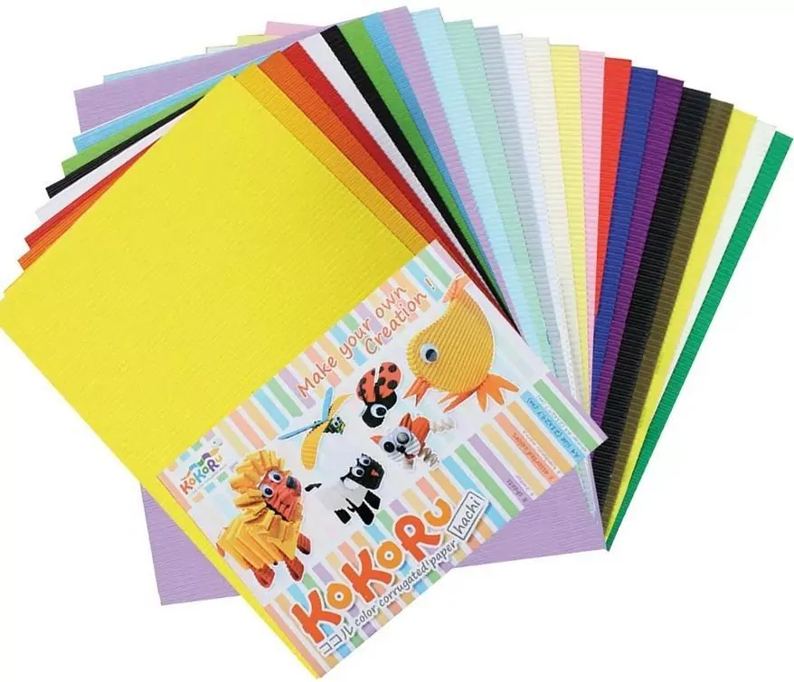 Tektura falista A4 48 arkuszy mix - tantis.pl