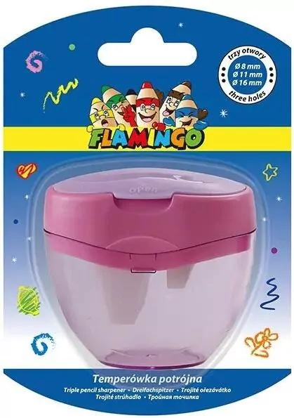 Temperówka plastikowa potrójna mix - tantis.pl