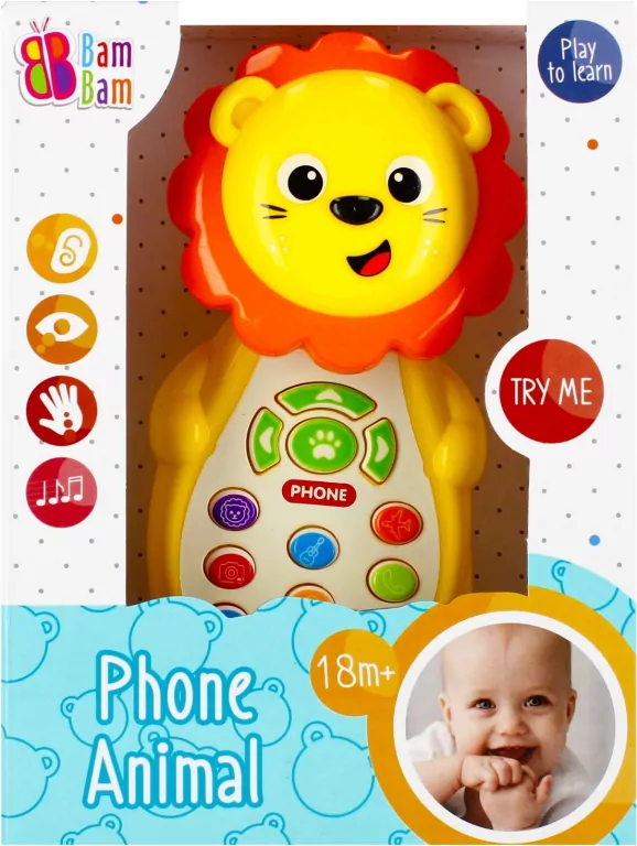 Telefonik lew muzyczny BAM BAM - tantis.pl