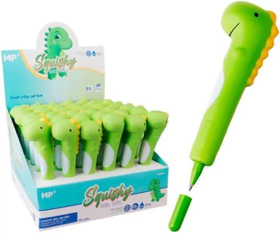 Długopis żelowy Squishy Dinozaur - tantis.pl