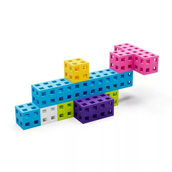 Klocki Meli Cube Pink 100 elementów - tantis.pl