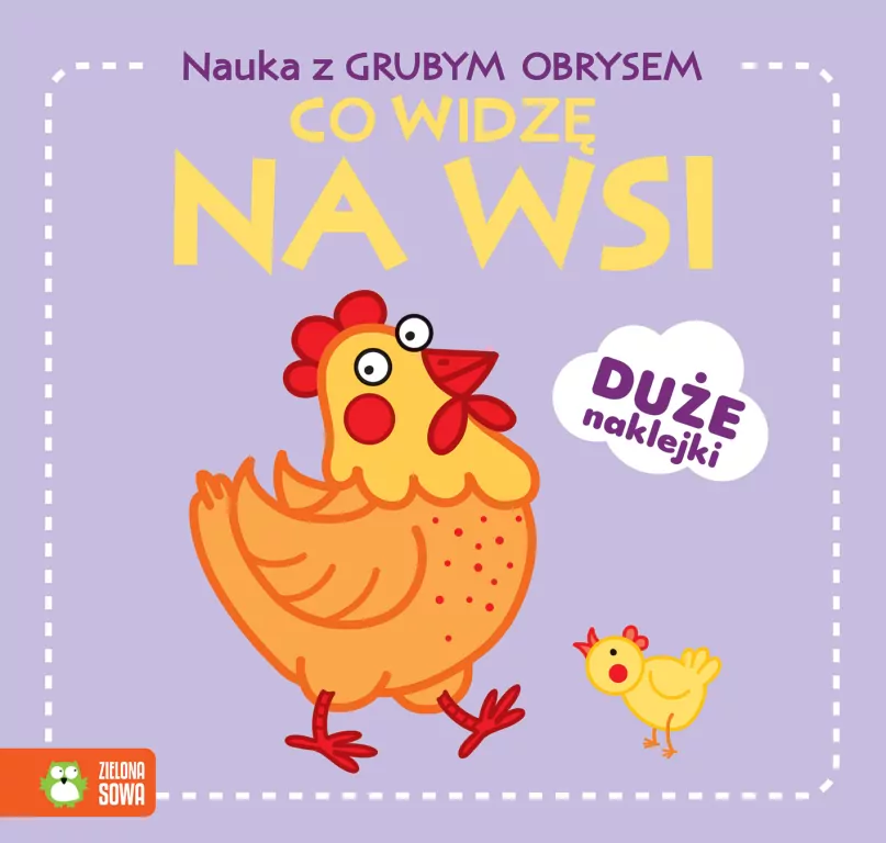 Co widzę na wsi. Nauka z grubym obrysem - tantis.pl