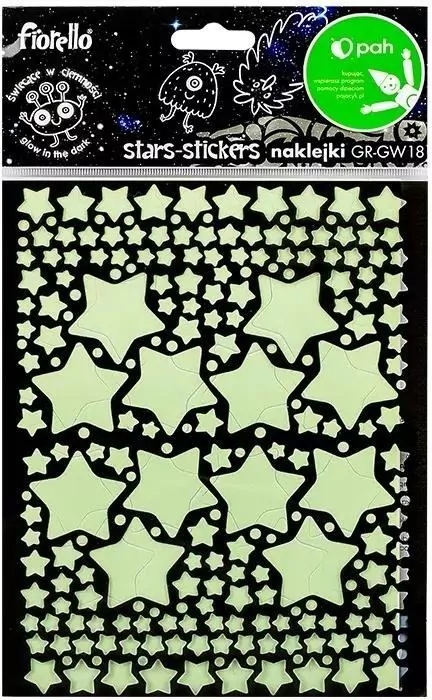 Naklejki fluorescencyjne Gwiazdki - tantis.pl