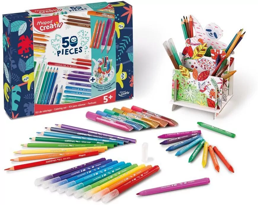 Zestaw artystyczny. 50 elementów - tantis.pl