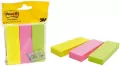 Znaczniki POST-IT (671/3), papier, 26x76mm, 3x100 kart., mix kolorów - tantis.pl