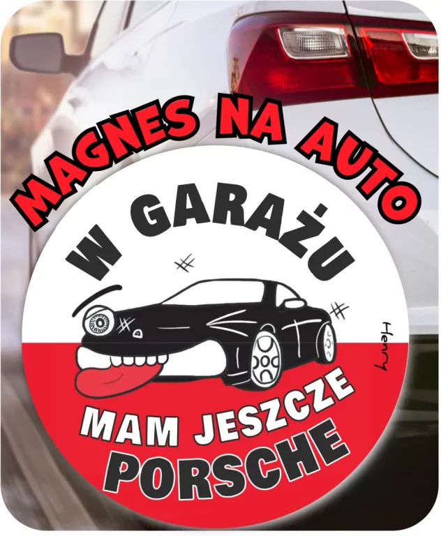 Magnes na auto. PORCHE - tantis.pl