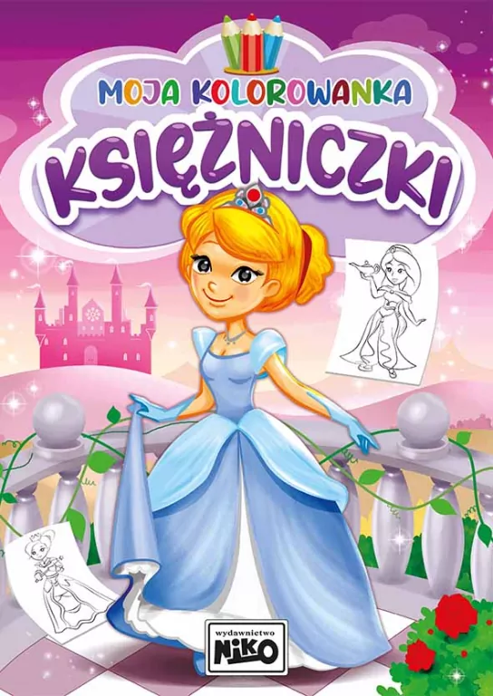 Księżniczki. Moja kolorowanka - tantis.pl