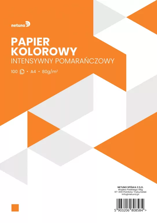 PAPIER XERO KOL A4 80G POM INTENS OP100ARK NETU - tantis.pl