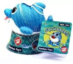 Zabawka do kąpieli Squirbbles Niebieski delfin
