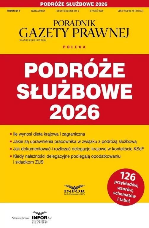 Podróże służbowe 2026. Podatki 1/2026 - tantis.pl