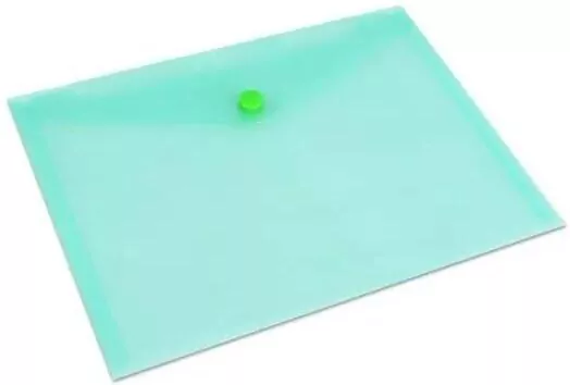 Teczka koperta A4 na zatrzask PP zielona - tantis.pl