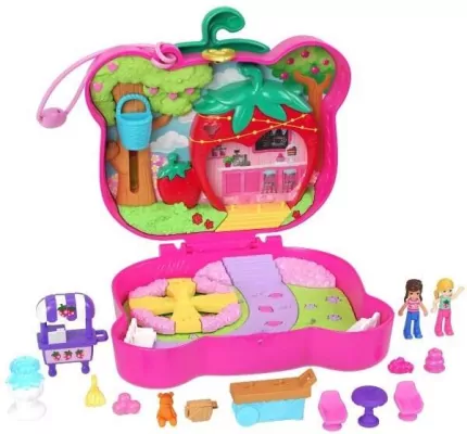 Polly Pocket. Zestaw Truskawkowy miś