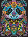Kolorowanka welwetowa 47x35cm Panda - tantis.pl