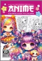 Fresh Kolorowanka A4 Anime Dla Dzieci fiolet - tantis.pl