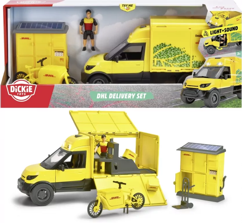 CITY Zestaw z pojazdem DHL 25cm - tantis.pl