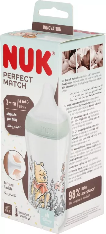 NUK. Butelka z silikonowym smoczkiem. 260 ml - tantis.pl