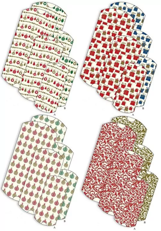 Zestaw świątecznych pudełek prezentowych - tantis.pl