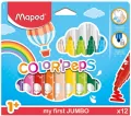 Flamastry jumbo colorpeps early age 12 kolorów - tantis.pl