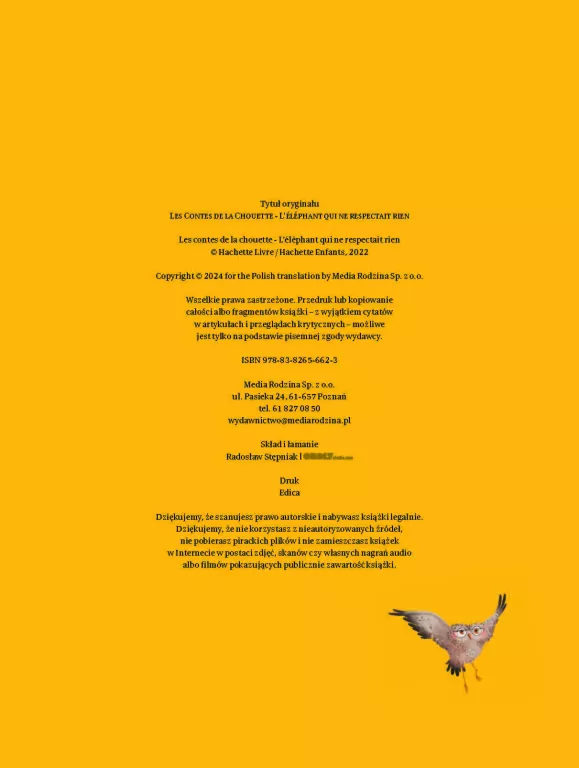 O słoniu, który nikogo nie szanował. Sowie opowieści - tantis.pl