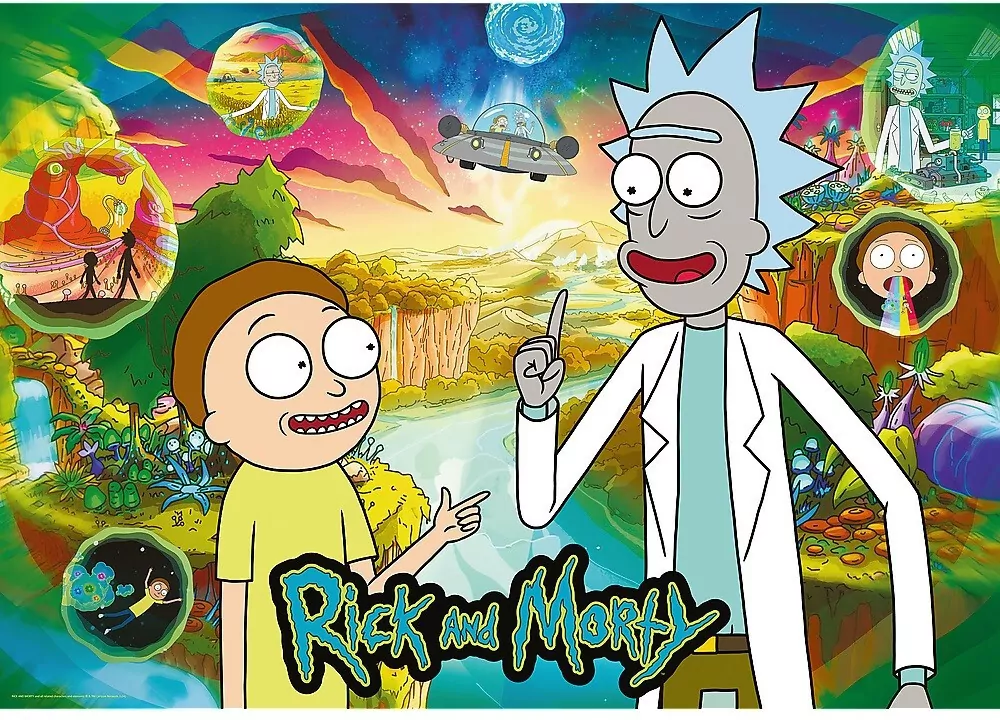 Puzzle 1000 Rick i Morty TREFL - tantis.pl