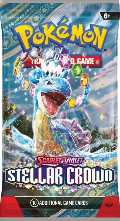 Pokemon TCG Scarlet & Violet Stellar Crown Booster mix - tantis.pl