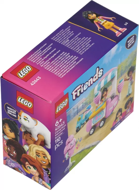 LEGO® Stoisko z watą cukrową i skuter 42643 - tantis.pl