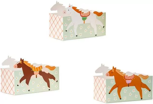 Pudełka na przekąski Konie - tantis.pl