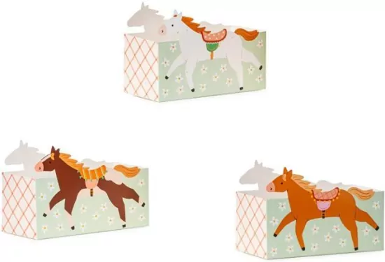 Pudełka na przekąski Konie