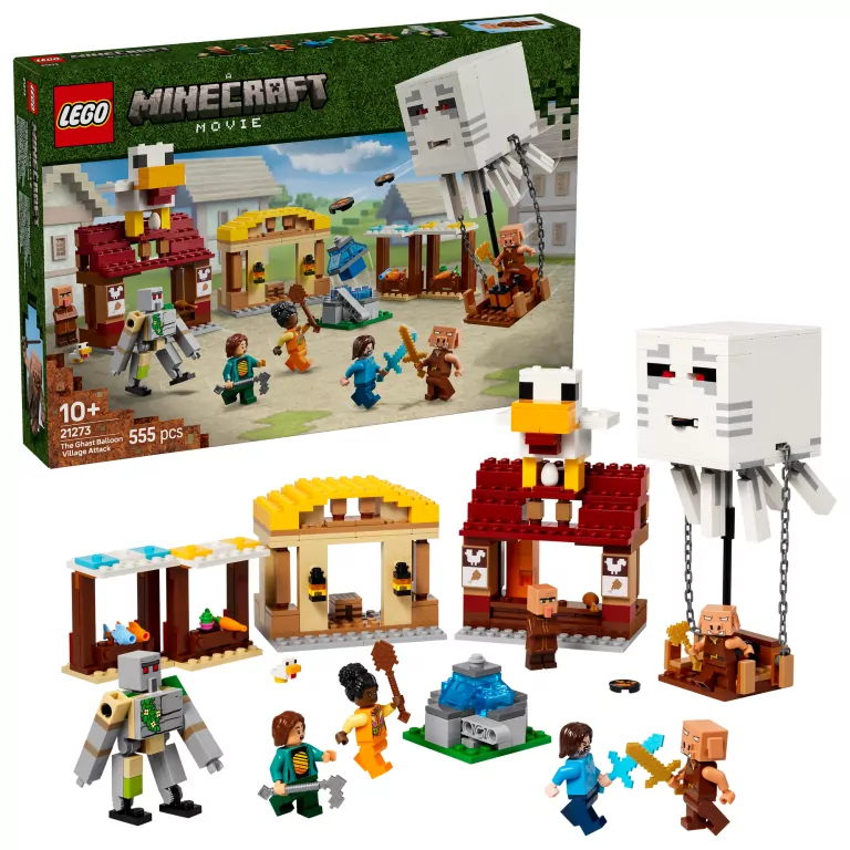 LEGO® Minecraft. Atak balonowego Ghasta na wioskę 21273 - tantis.pl