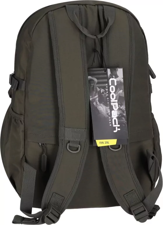 Plecak młodzieżowy Coolpack Fin Olive Green Patio - tantis.pl
