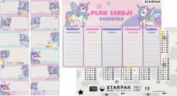 PLAN LEKCJI A5 NAKLEJ NA ZESZ UNICORN STK PB1/24