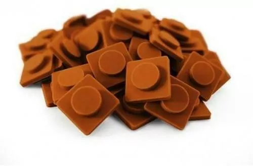 Pixele rozmiar S brązowe