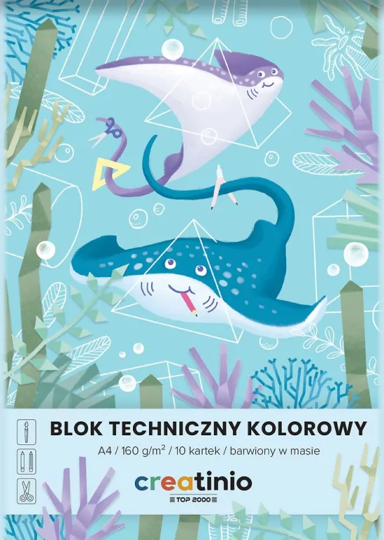 Blok techniczny Creatinio A4/10k, 1 szt (400176669) - tantis.pl