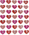 Naklejki Serce brokat Craft with Fun 501869 - tantis.pl