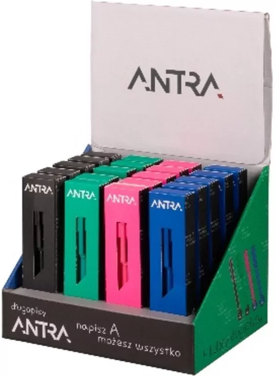 Długopis Antra box (20 szt. długopisów) - tantis.pl