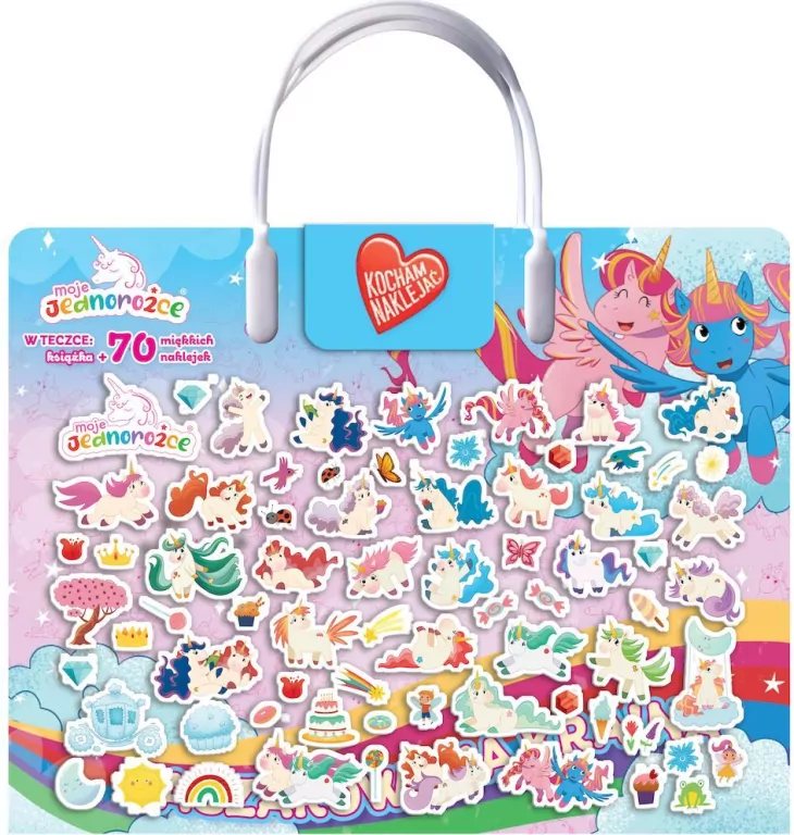 Moje Jednorożce. Zaczarowana kraina. Kocham naklejać. Cz.1 - tantis.pl