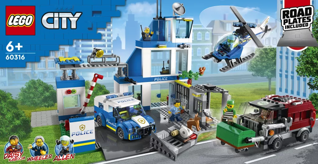 LEGO City Police. Posterunek policji. 60316 - tantis.pl