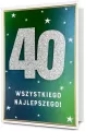 Karnet B6 Urodziny 40 - tantis.pl