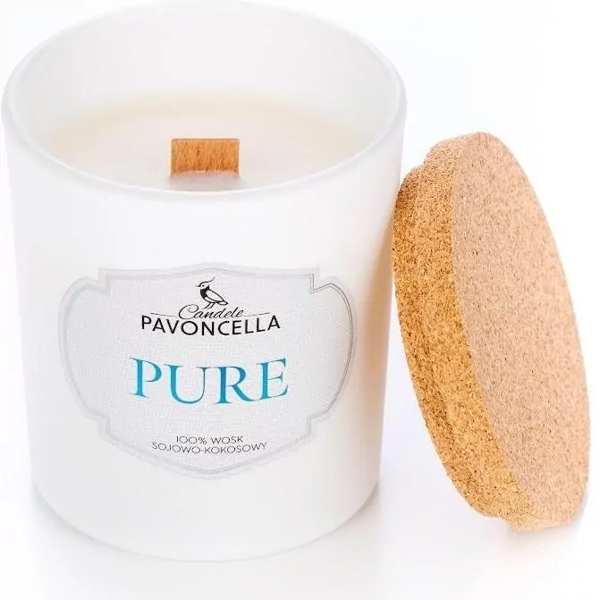 Świeczka sojowa Pure biała 135g - tantis.pl