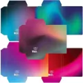 Teczka A4 z gumką Soft Ombre mix - tantis.pl
