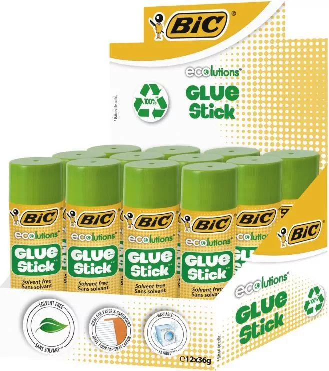 Klej ECOlutions Glue Stick 36g. 12 sztuk - tantis.pl