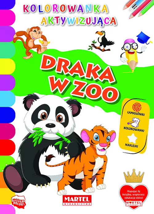 Draka w ZOO. Kolorowanka aktywizująca - tantis.pl