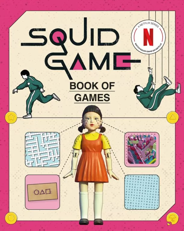 The Squid Game Book of Games wer. angielska - tantis.pl