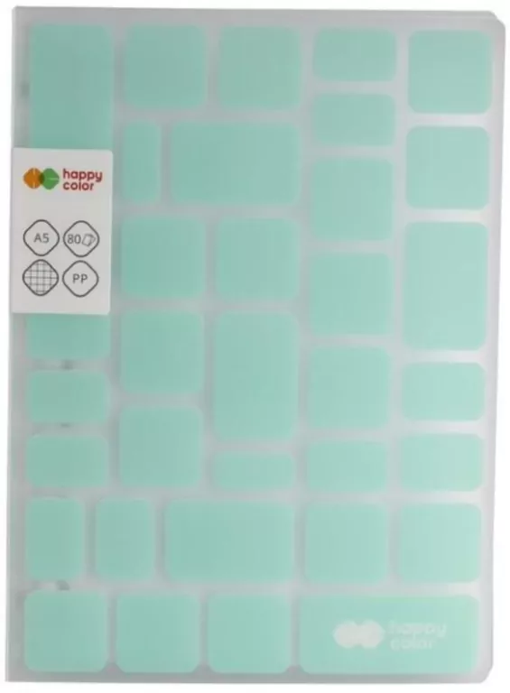 Kołobrulion A5/80K kratka Trend Green HAPPY COLOR - tantis.pl