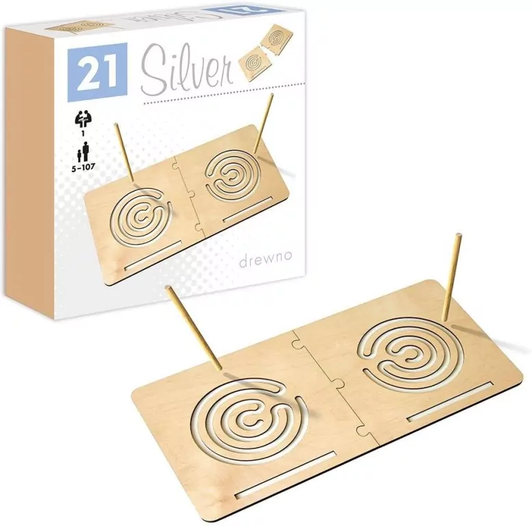 Symetryczny labirynt 2 Silver ALEX - tantis.pl