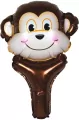 Balon foliowy zwierzątko z uchwytem małpka - tantis.pl