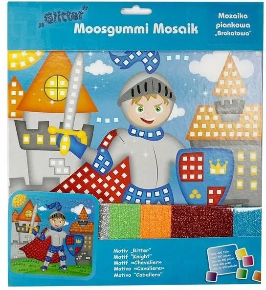 Mozaika piankowa brokatowa Rycerz - tantis.pl