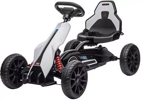 Gokart na pedały Speedster biały - tantis.pl