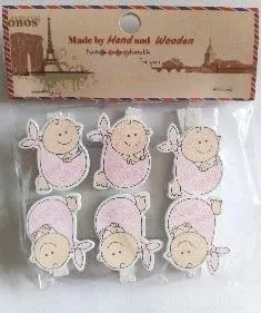 Klamerki ozdobne niemowlęce - tantis.pl